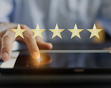 顧客満足度が高い